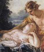 Details of Daphnis and Chloe Francois Boucher